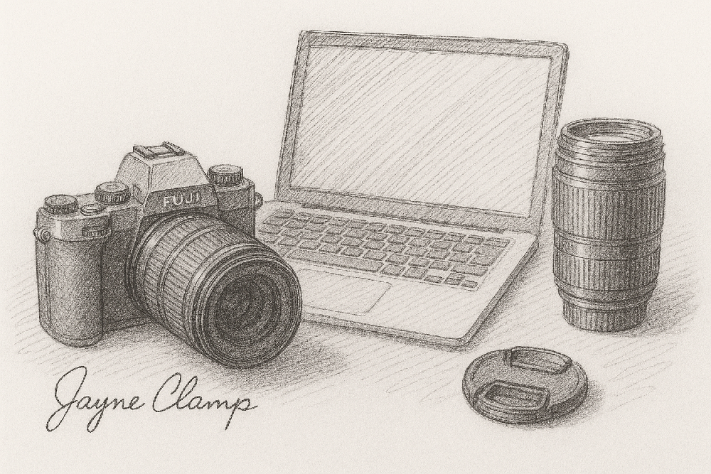 Photography equipment sketch